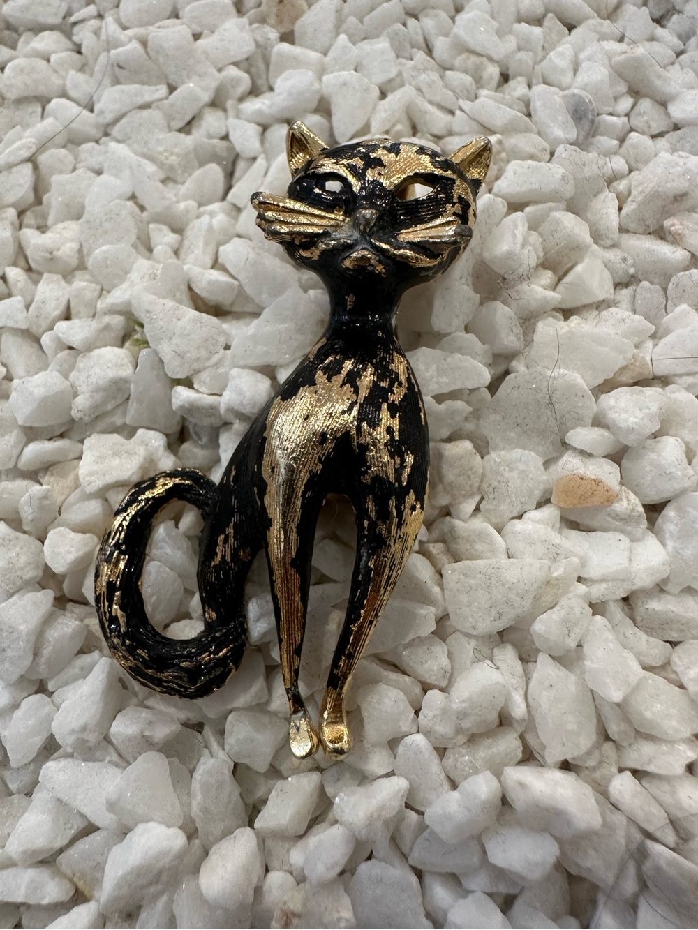 Vintage Cat Brooch
